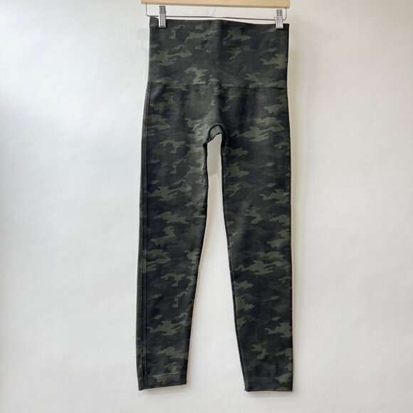 ❤️ Spanx green camo Look at ne now leggings, Size XL/TG B70 - Picture 3 of 7